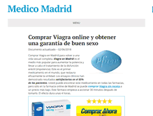 Tablet Screenshot of medico-madrid.com